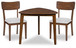 Tameride - 3 Pc. - Dining Table And 2 Chairs - Brown