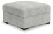 Cuddle Plush - 3 Pc. - 3-Piece Sectional, Chair And Ottoman - Arctic