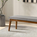 Warren - Bench - Brown / Light Gray
