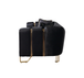 Santana Black Velvet Sofa 89" & Loveseat 69" Set