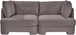 Hammond - Velvet Performance Fabric Upholstered 2 Piece Loveseat