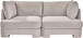 Hammond - Velvet Performance Fabric Upholstered 2 Piece Loveseat