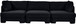 Hammond - Velvet Performance Fabric Upholstered 3 Piece Sofa