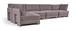 Hammond - Velvet Performance Fabric Upholstered 5 Piece L-Shaped Sectional