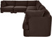Hammond - Velvet Performance Fabric Upholstered 7 Piece Sectional