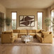 Hammond - Velvet Performance Fabric Upholstered 8 Piece U-Shaped Sectional