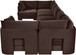 Hammond - Velvet Performance Fabric Upholstered 7 Piece U-Shaped Sectional
