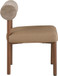Paramo - Chenille Fabric and Vegan Leather Upholstered Dining Chair