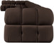Orin - Velvet Performance Fabric Upholstered 8 Piece L-Shaped Sectional