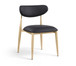Ronda - Vegan Leather Upholstered Dining Side Chair - Natural Legs