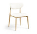 Ronda - Vegan Leather Upholstered Dining Side Chair - Natural Legs