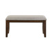 Portage - Dining Bench - Brown / Beige