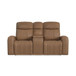 Side Kick - Loveseat With Console, Cupholders And White Led Light - Simba Saddle