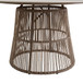 Alesso - Round Dining Table - Brown / Sand