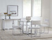 Amalfi - Carrara Marble Top Sideboard - Chrome