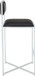 Amalfi - X-Base Stool (Set of 2) - Soot / Chrome