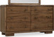 Boka - Six Drawer Acacia Wood Dresser - Impala