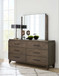 Broderick - Dresser Mirror - Wild Oats Brown