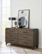 Broderick - Six-Drawer Dresser - Wild Oats Brown (2024)