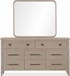 Camden - Eight Drawer Oak Wood Dresser - Chai
