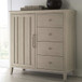 Camden - Six Drawer One Door Oak Wood Chest - Chai