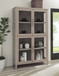 Camden - Four Door Shiplap Curio - Chai
