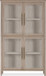 Camden - Four Door Shiplap Curio - Chai