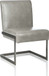 Coral - Synthetic Leather Upholstered Dining Chair (Set of 2) - Carrara / Stainless Steel