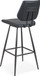 Crossroads - Vinson Modern Swivel Bar Stool (Set of 2) - Cobalt