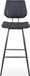 Crossroads - Vinson Modern Swivel Bar Stool (Set of 2) - Cobalt