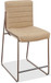 Crossroads 2.0 - Madison Metal Frame Counter Stool - Honey Synthetic Leather