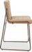 Crossroads 2.0 - Madison Metal Frame Counter Stool - Honey Synthetic Leather