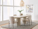 Crossroads 2.0 - Cannon Stone Top Double Pedestal Extension Dining Table With Wood Base - Ivory