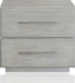 Destination - Two Drawer Nightstand - Cotton Gray