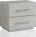 Destination - Two Drawer Nightstand - Cotton Gray