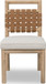 Dorsey - Weaven Dining Chair (Set of 2) - Ginger / Ricotta