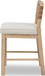 Dorsey - Weaven Counter Stool (Set of 2) - Ginger / Ricotta