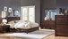 Element - Charging Station Nightstand - Chocolate Brown