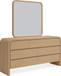 Elora - Dresser Mirror - Timber