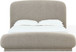 Tirimbina - Chenille Upholstered Platform Bed