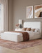 Blossom Wisteria - Upholstered Platform Bed