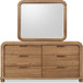 Kione - Six Drawer Acacia Wood Dresser - Lioness