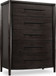 Koko - Five Drawer Acacia Wood Chest - Minx
