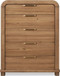 Kione - Five Drawer Acacia Wood Chest - Lioness