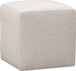 Liv - Fully Upholstered Dining Ottoman - Natural Linen