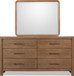 Morris - 6 Drawer Dresser - Claystone