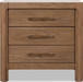 Morris - 3 Drawer Nightstand - Claystone
