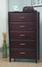 Nevis - Five Drawer Chest - Espresso (2024)