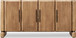 Nia - Four Door Acacia Wood Sideboard - Lioness