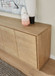 One - Modern Coastal Four Door Sideboard - White Oak